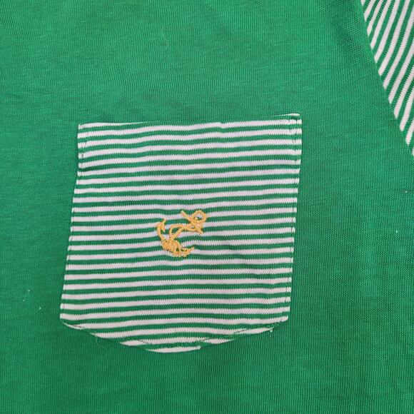 Vintage 80s MOD Striped Crop-Top Shirt Women Large 20x21 USA - Picture 10 of 15